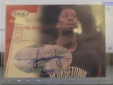 2001 Sage Auto Red /899 Ruben Boumtje-Boumtje  Rookie Auto RC Georgetown Hoyas