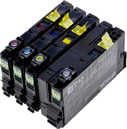 Epson 35 Cyan Padlock Genuine Ink, Claria Photo HD Ink Cartridge,Black/Yellow/Ma - 第 3/4 張圖片