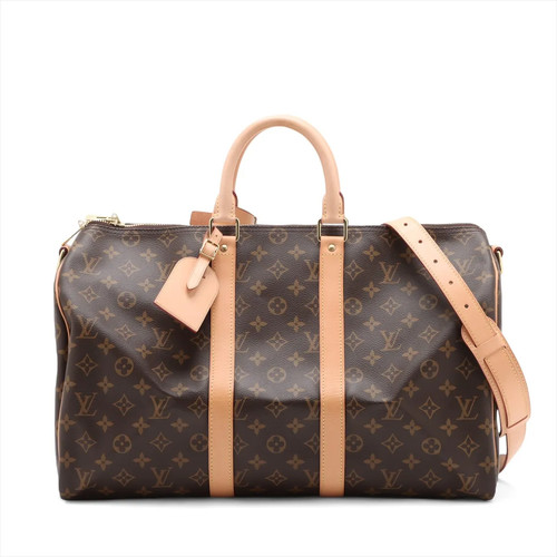 Louis Vuitton Monogram Keepall Bandrière 45 M41418 Brown