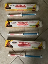 3 Pack Paste Horse Dewormer Apple Flavor Exp Apr 2027