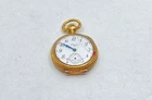 Vintage Elgin 14K Yellow Gold Keystone 25mm Pocket Watch
