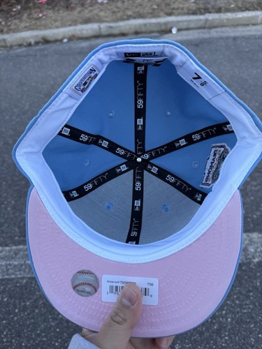 Arizona Diamondbacks New Era 5950 Fitted Cap Mütze Sky Blue Pink UV 1998 PATCH OG - Bild 4 von 4