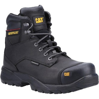 Caterpillar CAT Spiro S3 schwarz wasserdicht Stahlkappe/Zwischensohle Arbeit Sicherheitsstiefel