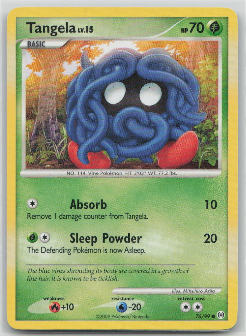 Tangela 76/99 Common Arceus Pokemon Lightly Played