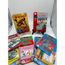 Lot of 11 LeapFrog LeapPad Books Disney Pixar Reading Learning Mixed Titles