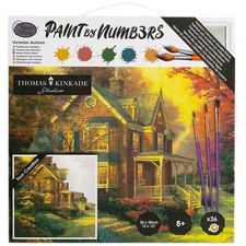Outset Media, Kinkade Autumn Paint by Number Kit