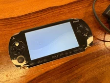 Sony PSP 1000 Black Handheld Console | Tested & Working w Charger + New Battery
