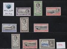 WC1_24280.BRIT. COL.:ASCENSION. Valuable 1934 short set. Sc. 23-31. MH-MLH