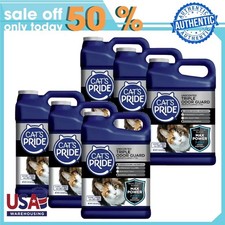 Cat's Pride Max Power Triple Odor Guard Unscented Clumping Cat Litter,6 pack