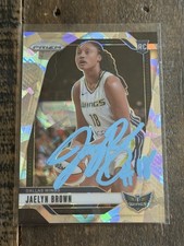 2024 Panini WNBA Prizm Jaelyn Brown #31 Cracked Ice RC Signed IP Autograph