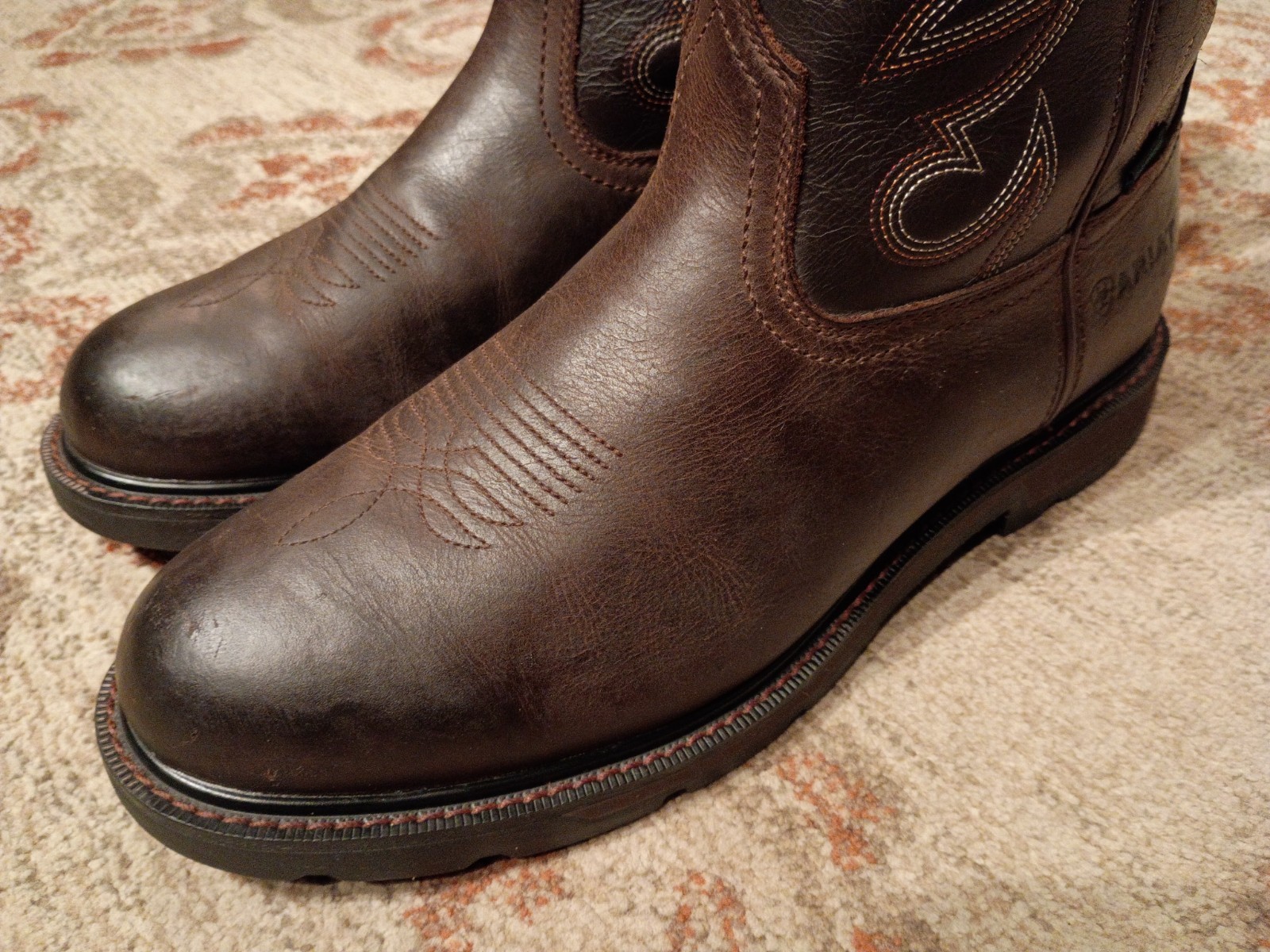ARIAT GROUNDWORK LEATHER WATERPROOF WELLINGTON WO… - image 9