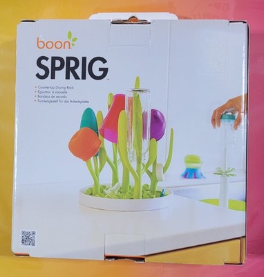Boon Sprig Countertop Drying Rack Green