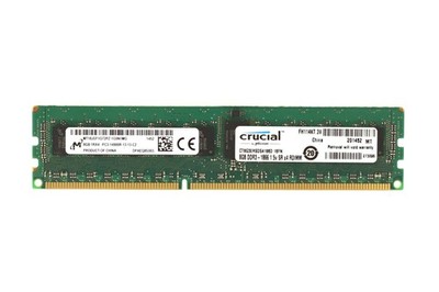 Micron 8GB 1Rx4 PC3-14900-13-13-C2 ECC REG Server Memory MT18JSF1G72PZ-1G9N1MG