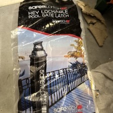 10-Inch Magnetic Top Pull Pool Gate Latch - Key Lockable Pool Gate Safety Latc