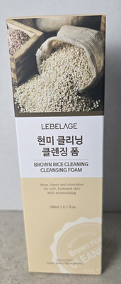 Lebelage Brown Rice Face Cleaning Cleansing Foam Made in Korea