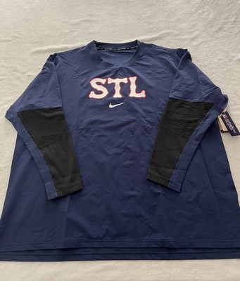 St Louis Cardinals  Nike Light Weight Player Performance MLB Pullover 2XL