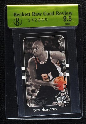 1998 Press Pass Double Threat Retro Tim Duncan #RT30 HOF 3c7