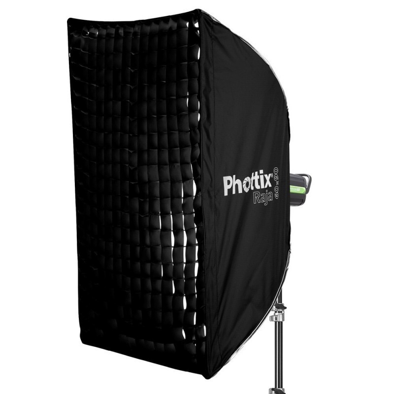 Softbox Phottix Raja 60x90cm en tissu thermique lment Bowens durable