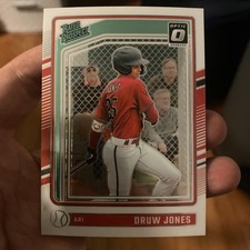 2024 Panini - Optic Rated Prospects Druw Jones Holo Prizm Rookie Baseball Card