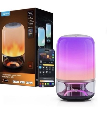 Govee Table Lamp 2 Pro x Sound by JBL Smart RGB LED Bluetooth Speaker