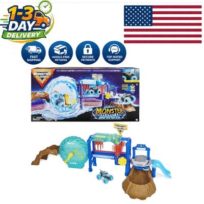 Megalodon Monster Wash Playset with Color-Changing Truck for Interactive Fun