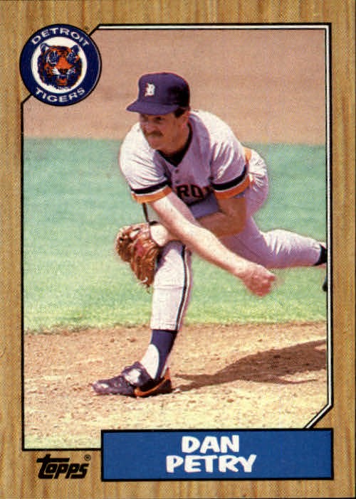 1987 Topps #752 Dan Petry - NM