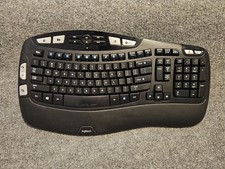 Logitech K350 Wireless Wave Ergonomic Keyboar...