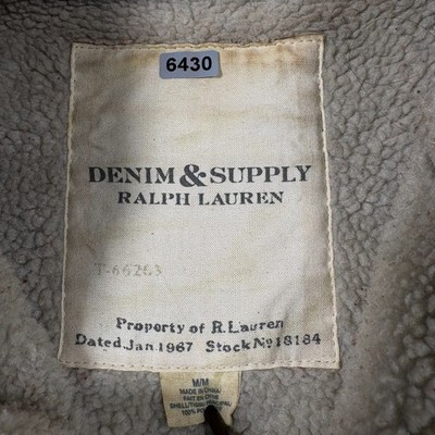 Denim & Supply Ralph Lauren Faux Leather Jacket Womens Medium