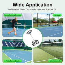 2-in-1 Tennis Ball Collector and Ball Hopper Sporting Goods Tennis Ball Picker