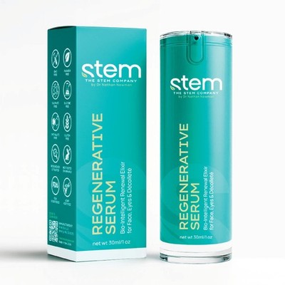 ReGenerative Plant Stem Cell Anti-Aging Face Serum, Hyaluronic Acid, Gluconol...