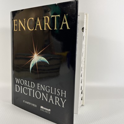 Encarta World English Dictionary 1999 Hardcover St Martins Press Microsoft Encar