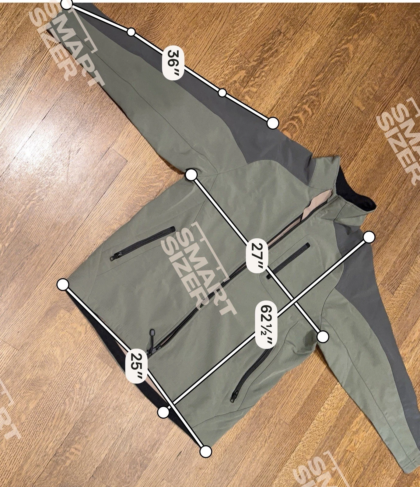 Wilderness Pro USA Khaki Green Tone Fishing Jacket