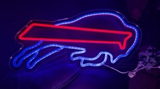 Buffalo Bills LED Neon Sign 16 X 9 USB Powered Adjustable Light