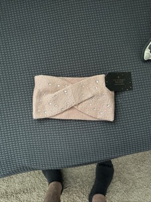 Victorias Secret headwrap/headband BRAND NEW blush Pink rhinestone studded 
