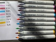 Copic Sketch Markers (Mildly Used)