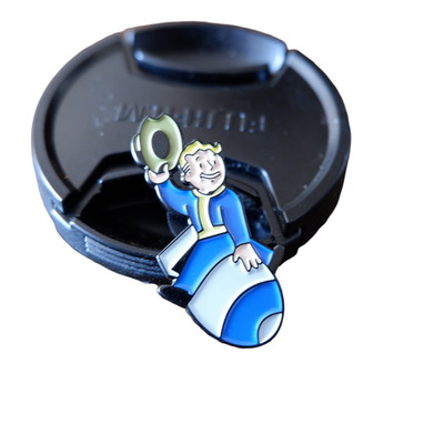 Fallout 4 Vault Boy Riding Nuke Bomb Enamel Pin Brooch Button + Free Gift Bag