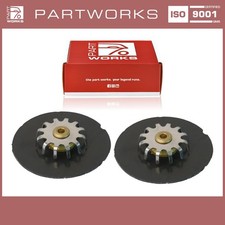 2x Dämpfungsblech Bremssattel für PORSCHE 944 S2 968 964 Carrera VORNE 40mm