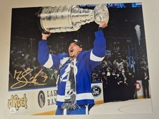 Mathieu Joseph Lightning 8x10 Photo Signed Autograph Signature Stanley Cup Coa