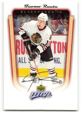 2005-06 Upper Deck MVP #86 Tuomo Ruutu Chicago Blackhawks