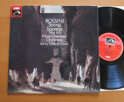 ASD 3464 ED1 Rossini String Sonatas Nos. 2-5 Jerzy Maksymiuk EMI Quad NM/EX