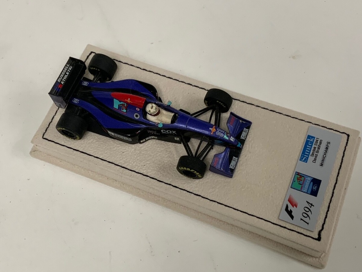 1/43 Minichamps Simtek S941 F1 1994 David Brabham MG838 Custom