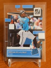 BRYAN DE LA CRUZ 2022 Panini Chronicles #67 Clearly Donruss Rated Rookie RC