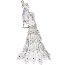 Jeweled White Peacock 57 x 28