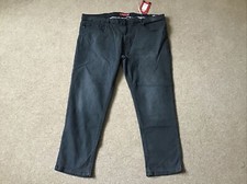Image of D555 Benson Tapered Stretch Jeans Grey In Mens Size W48 Regular BRAND NEW