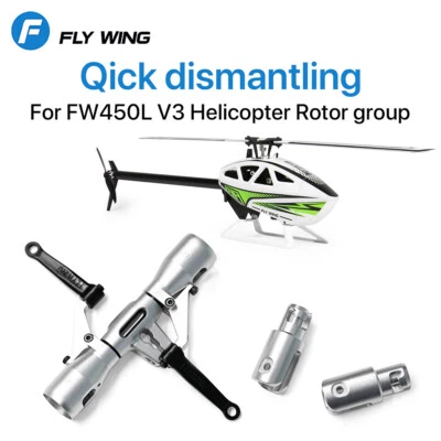 Flywing Quick Release Blade Clamp per FW450L V3 RC elicottero rotore aggiornamenti
