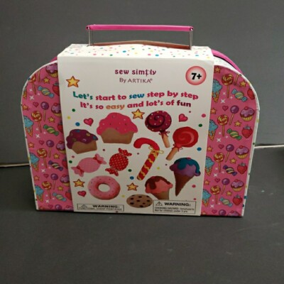 Artika Sew Simply Kit Kids 7+ Craft Case Patterns Felt Scissors  Learn To Sew