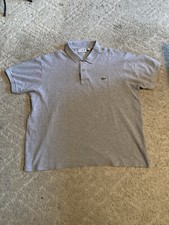 Lacoste Classic Fit Men's Designer Polo Gray Size XXL