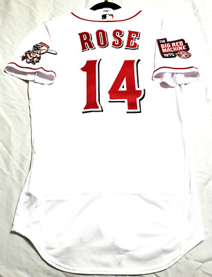 Red Roses Jersey AUTHENTIC NIKE 40 MEDIUM PETE ROSE CINCINNATI REDS ON FIELD Jersey | eBay