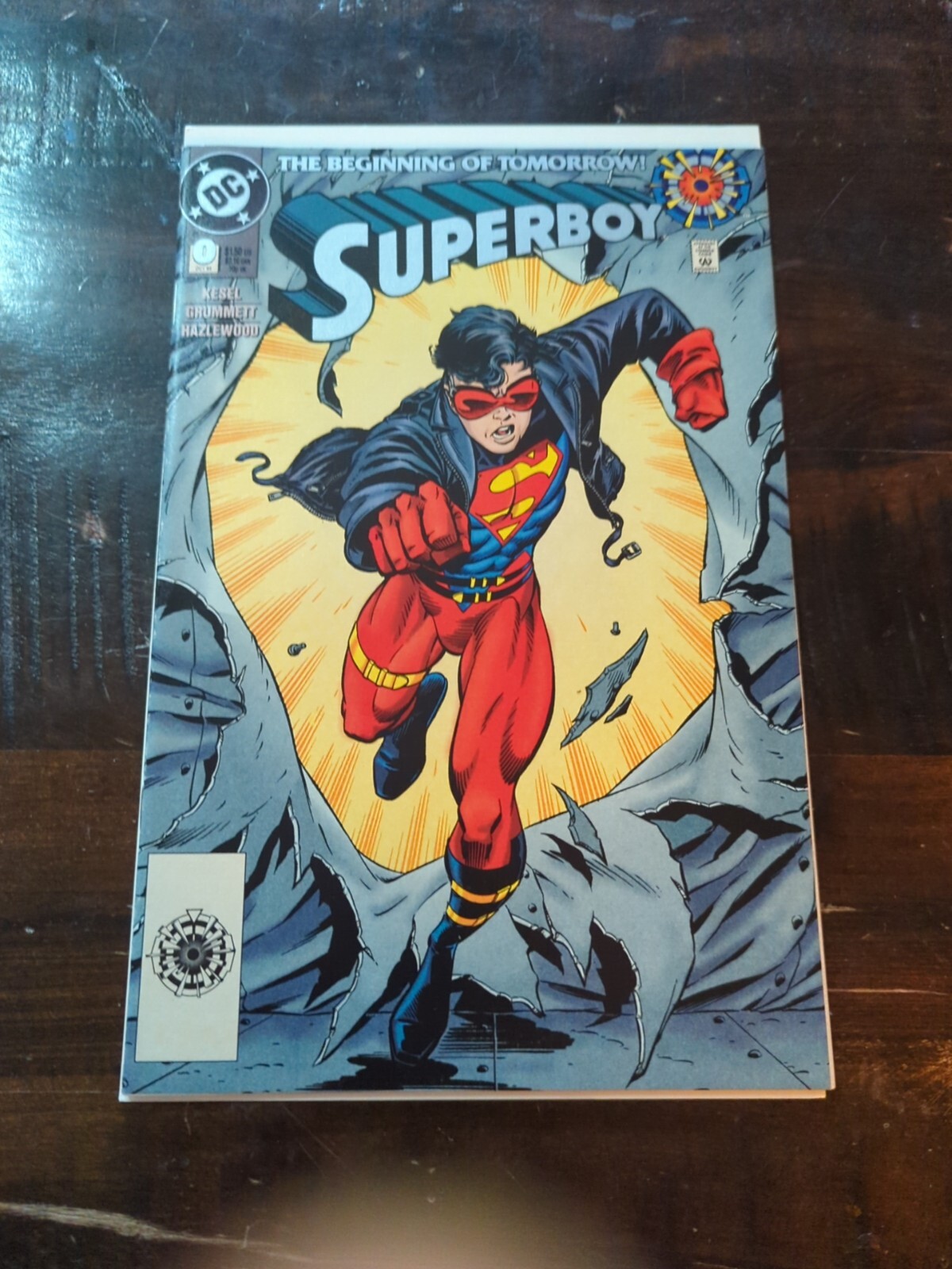 Superboy #0 ZERO HOUR LOGO! DC Comics 1994 BAGGED BOARDED