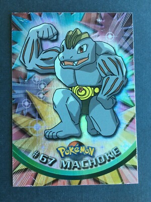 Pokemon Topps Chrome Machamp #68 Machoke #67 Machop #66 TV